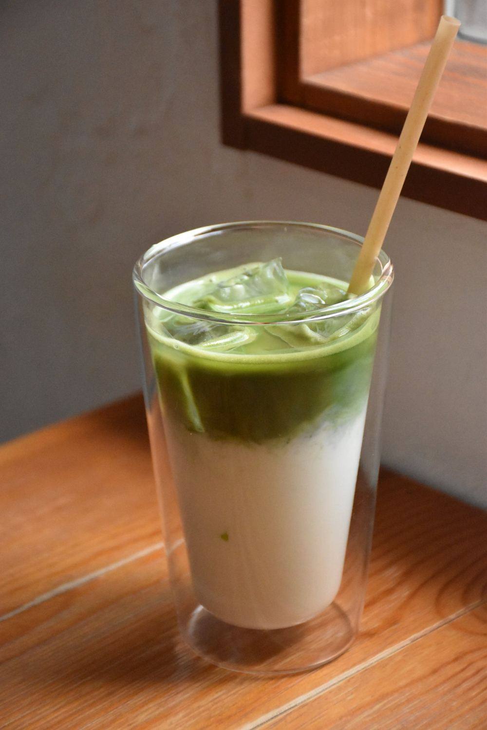 アイスの抹茶ラテ